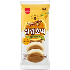 삼립 옥수수 꿀호떡 342g 1봉 (6입) 삼립빵