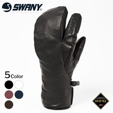 스키 보드 장갑 SWANY GLOVES Valcan 2in1 발칸 2in1그 로브 탈부착 속장갑 스노우보드 프리라이딩 프리라이드 겨울 눈 GORE-TEX 고와텍스 세탁 언더커프 탈, BK