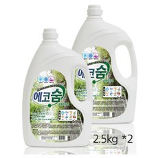 H-EN 옷장 섬유탈취제 에코숨 2.5L 2개 피톤치드향, 꾸팡 본상품선택, 상세페이지 참조