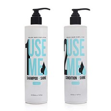 유즈미 헤어 샴푸 & 컨디셔너 샤인 세트 각 355ml Use Me Hair Shampoo and Conditioner Shine Set 12 fl oz each, 옵션 2 Size = 24 Ounce