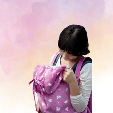 입는아기띠워머후드