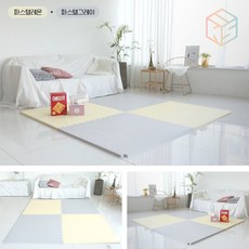 해피키즈스토어 놀이방매트 퍼즐매트 실내매트 W1000mm L1000mm H20mm, 회색, 1개