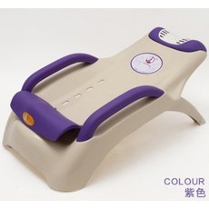 머리 감는 의자 성인 환자 용 감기 캡 샴푸 노인 머리, 퍼플