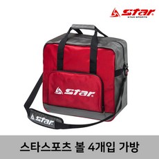 스타 볼 4개입 옥스포드 가방 BT450-04 레드 + 그레이 상품 이미지
