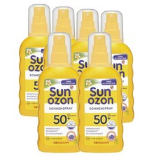 독일 썬오존 sunozon sun spray SPF 50+ 선 스프레이, 6개, 200ml