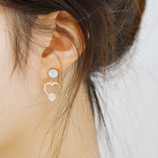 하트드롭귀걸이