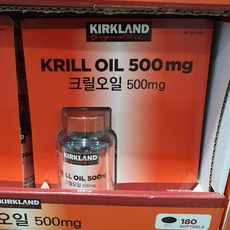 [국내판매] 커클랜드 시그니처 크릴오일 500mg 180캡슐 코스트코, 180정, 1개