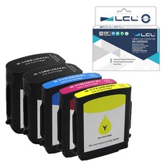 LCL Compatible Ink Cartridge Replacement for HP 10 11 C4844A C4836A C4837A C4838A 1000 1100 1100d 1, 1개, null) 1, LCL Compati - d4844