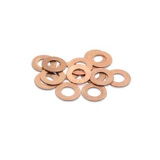 4개 ORLTL 디젤 인젝터 1mm 2mm 6mm 8mm 구리 와셔 심 10mm 12mm Denso 연료 인젝터 열 절연 개스킷, 03 1mm