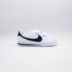 [나이키코리아 국내정품] NIKE CORTEZ BASIC SL (PSV) 운동화 PS (키즈 코르테즈 베이직 SL) 흰검/화이트블랙 904767 102