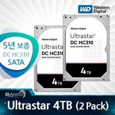 WD 울트라스타 4TB DC HC310 HUS726T4TALA6L4 (2 Pack) 5년 보증 - hus726t4tala6l4