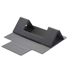 바닥고정노트북거치대효율적인 열 분산 유용한 책상 노트북 홀딩 스탠드 접이식 홀더 중공 조각 디자인 작, 01 A1