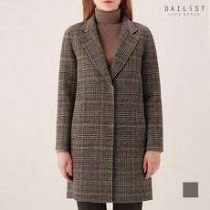 데일리스트 데일리스트_여성 테일러드 카라 싱글 롱 코트_MDEEAVW9411