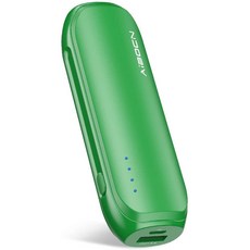 Aibocn Mini Power Bank iPhone Samsung Galaxy 태블릿 등을위한 고속 충전 기술이 적용된 6700mAh 휴대용 외장 충전기 녹색