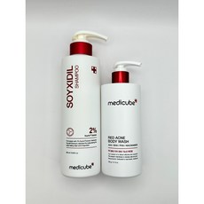 메디큐브 소이시딜 샴푸 490ml (1개)+메디큐브 레드 아크네 바디워시 400g (1개) 2종 세트, 1세트