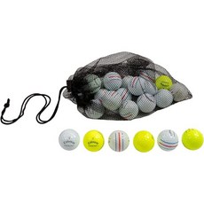 Clean Green Golf BallsClean Ball 24 재활용 중고 골프공 캘러웨이 ERC 트리플 트랙 벌크 믹스 저렴한 좋은 상태 남성용 및 메쉬 휴대용 가방 포함 - kleen골프공