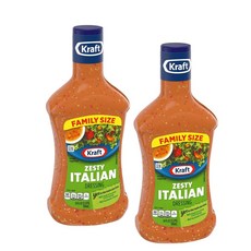 크래프트 제스티 이탈리안 샐러드 드레싱 Kraft Zesty Italian Salad Dressing, 710ml, 2개
