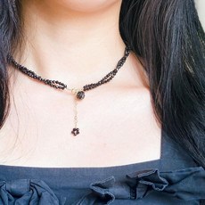 순금장미목걸이