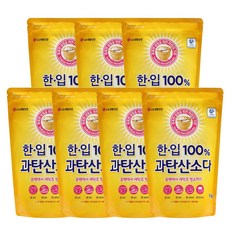 한입 100% 과탄산소다 리필형, 7개, 1kg