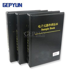170/177 값 8500PCS 4250PCS 0201 0402 0603 0805 1206 SMD 저항기 5 0R 10M 견본 책 구색 키트, [11] empty book, 1개