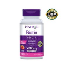 [이라운드몰]나트롤 비오틴 5000mcg 250타블렛, 단품, 옵션선택