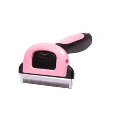 반려동물 마사지 빗 헤어 매듭 방지 분리형 강아지 고양이 그루밍, 1개, 2.Pink-7.5 CM