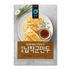 청정원 민속납작군만두 1050g, 1개