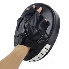 권투 펀치 Mitts 훈련 대상 포커스 패드 경량 권투 장갑 킥 핸드 무술 대상 무에타이 펀치 패드 킥 매트|펀칭 백 & 샌드백|, 1개, Black