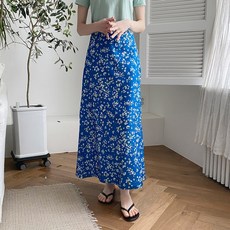 [리엘라]노이먼 플라워 롱플레어스커트 리뷰후기
