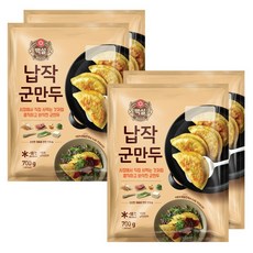 CJ 백설 납작 군만두 700g 4개