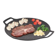 셰프라인 인앤아웃 화강암 캠핑 그리들 대형 33cm, 1개, 블랙