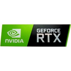 NVIDIA Geforce RTX와 호환되는 스티커 15 x 46mm 58