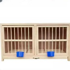 조류 격리 케이지 우드 둥지 사육 새장 소형 포획장, 1개, 80x40x45
