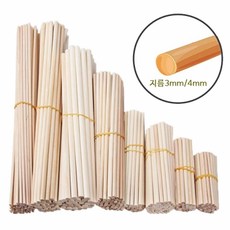 지름0.3cm-0.4cm 목봉 나무막대 우드봉 diy마크라메재료, 0.3cm, 30cm 15개, 15개
