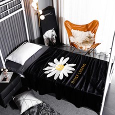 무릎담요 수납백 크롬하츠 대형 극세사, 150cmX200cm + H