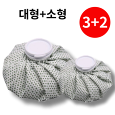 리온하임 골프얼음주머니 휴대용 얼음주머니 완벽방수 눈온열찜질 얼음찜질팩 (소형+대형), m.화이트스노우, 5개