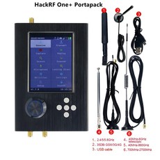 HackRF One R9 V191 업그레이드 PortaPack H2 32 인치 LCD 05ppm TXCO SDR Raido 옵션 플라스틱 금속 쉘 안테나 1MHz6GHz 신제품, 1.Opiton 1