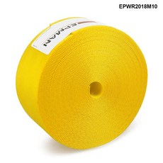 레이싱 벨트 범퍼카 epman 10 미터 강화 안전 웨빙 패브릭 카시트 하네스 웨빙 스트랩 2inch epwr2018m10 af, 노란색, 7.YELLOW