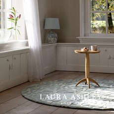  [LAURA ASHLEY] 영국 로라애슐리 클리버 라운드 직수입 천연 울카페트 / M-사이즈/ CP23017 