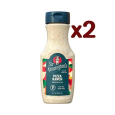 설 켄싱턴스 피자 랜치 드래싱 데어리프리 266ml x2팩, 2개