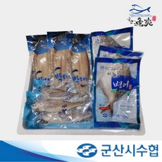 [군산시수협] 명품[9팩]세트 박대(3미)+조기(3미)+병어(3미), 1개