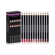 SHANY Dreamy Dozen Matte Lip Liner Set - Long-Lasting Professional Velvet Lipstick Pencils In Varyi, One Color_One Size, One Color
