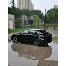 NOREV 1:18 포르쉐 카이엔 피규어 프라모델, 02 메탈 블랙 (합금 풀 오픈 도