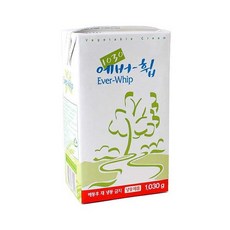 [아이스박스포함]에버휩생크림 (식물성가당)-1030g, 1개, 1030g