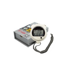 정마켓 초시계타이머 할 것 군 세 줄 단 스트게이지 금속 케이스 심판 육상경기 스톱워치 운동, H100 금속 케이스 세 줄 100