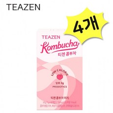 티젠 콤부차 피치 40개입 발효음료 탄산대체음료 유산균 프리바이오틱스 분말 [원산지 상세설명참조], 상세페이지 참조