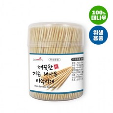 온케어 얇은 양면 프리미엄 대나무 이쑤시개, 2세트, 650개