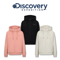  [매장정품] 디스커버리 후드티 집업 로고블럭 여성 트레이닝 후드 티셔츠 자켓 