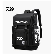 짬낚가방 지게 낚시대 낚시 하드케이스 보조 다용도멀티 피쉬백 DAIWA 낚시 배낭 남성, 검정
