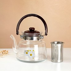 이든 내열유리 티포트 1200ml 직화 차주전자, 이든 티포트 1200ml
